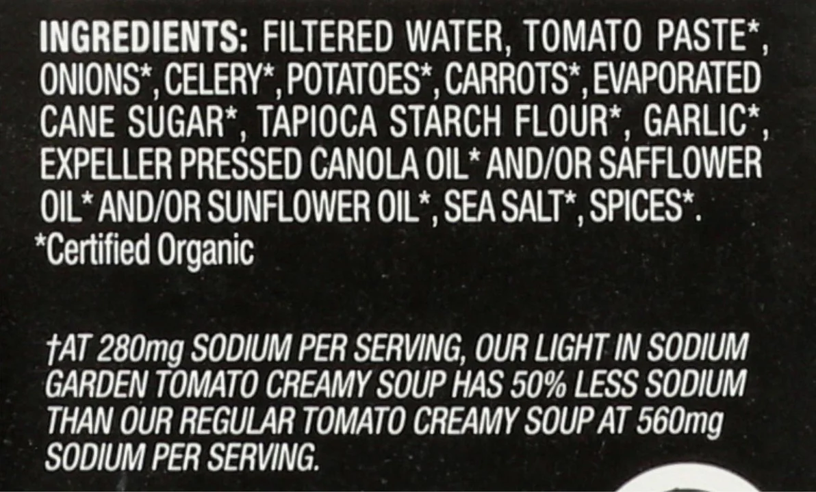 Light in Sodium Creamy Garden Tomato Soup - Image 2