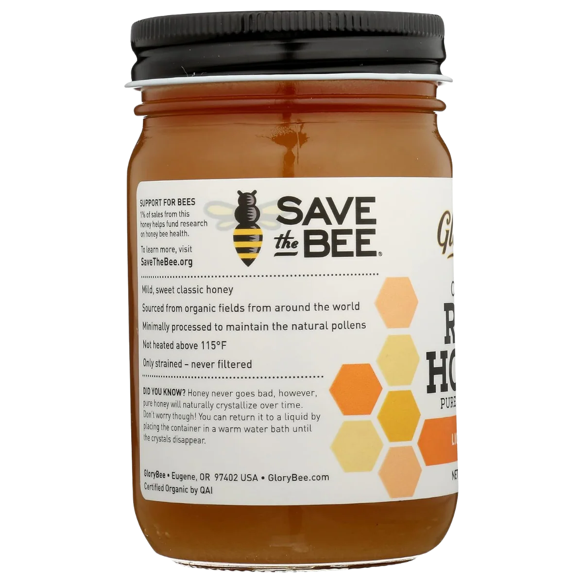 Light & Mild Organic Raw Honey - Image 2