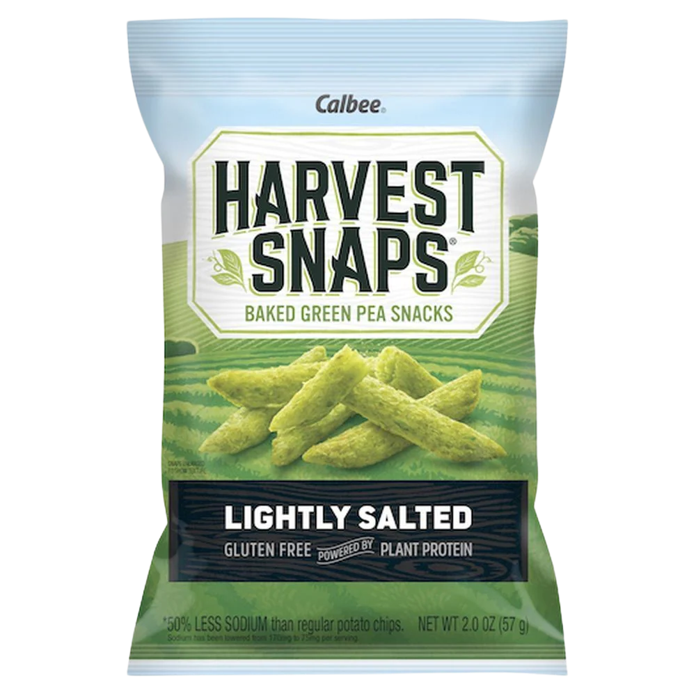 Lightly Salted Green Pea Snack Crisps (8 Pack) - Image 2