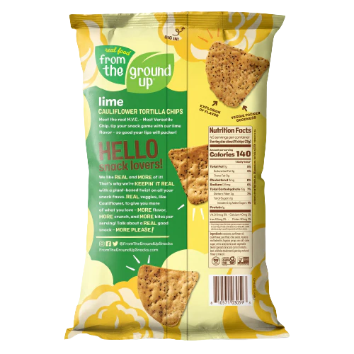 Lime Cauliflower Tortilla Chips - Image 2