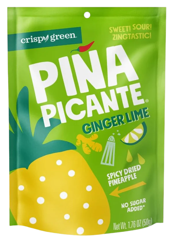 Dried Pineapple with Lime Ginger Pina Picante (12 Pack) - Image 2
