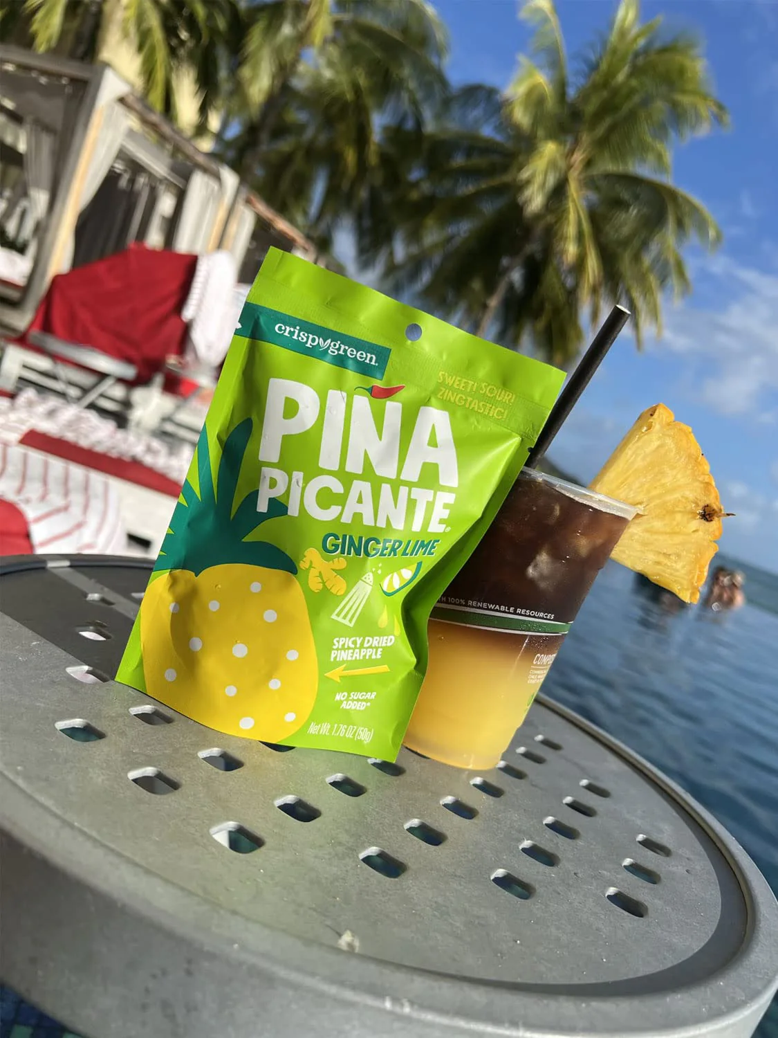 Dried Pineapple with Lime Ginger Pina Picante (12 Pack) - Image 3