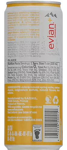 Lime & Ginger Sparkling Water (11.2 Oz) - Image 3