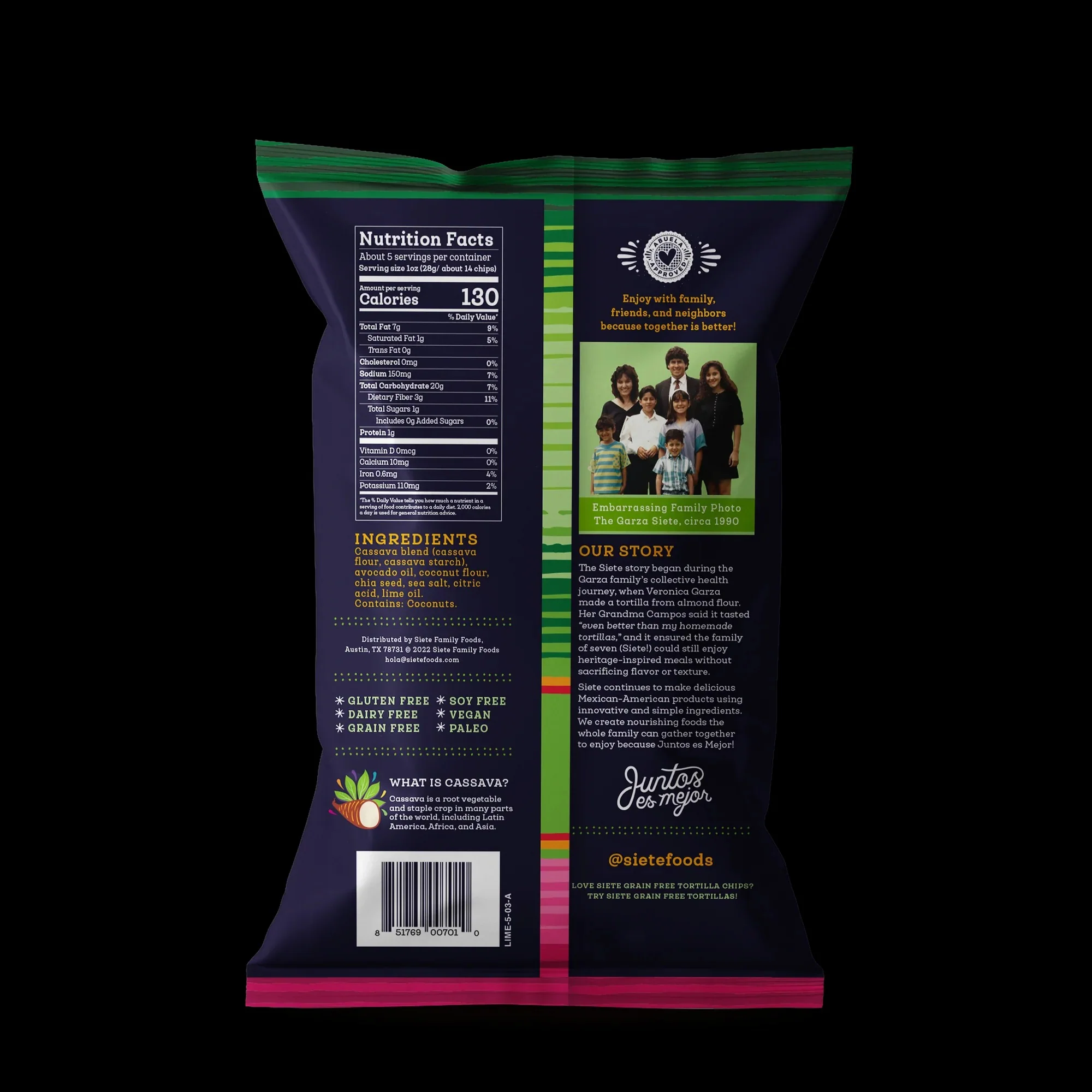 Lime Tortilla Chips (24 CT) - Image 3