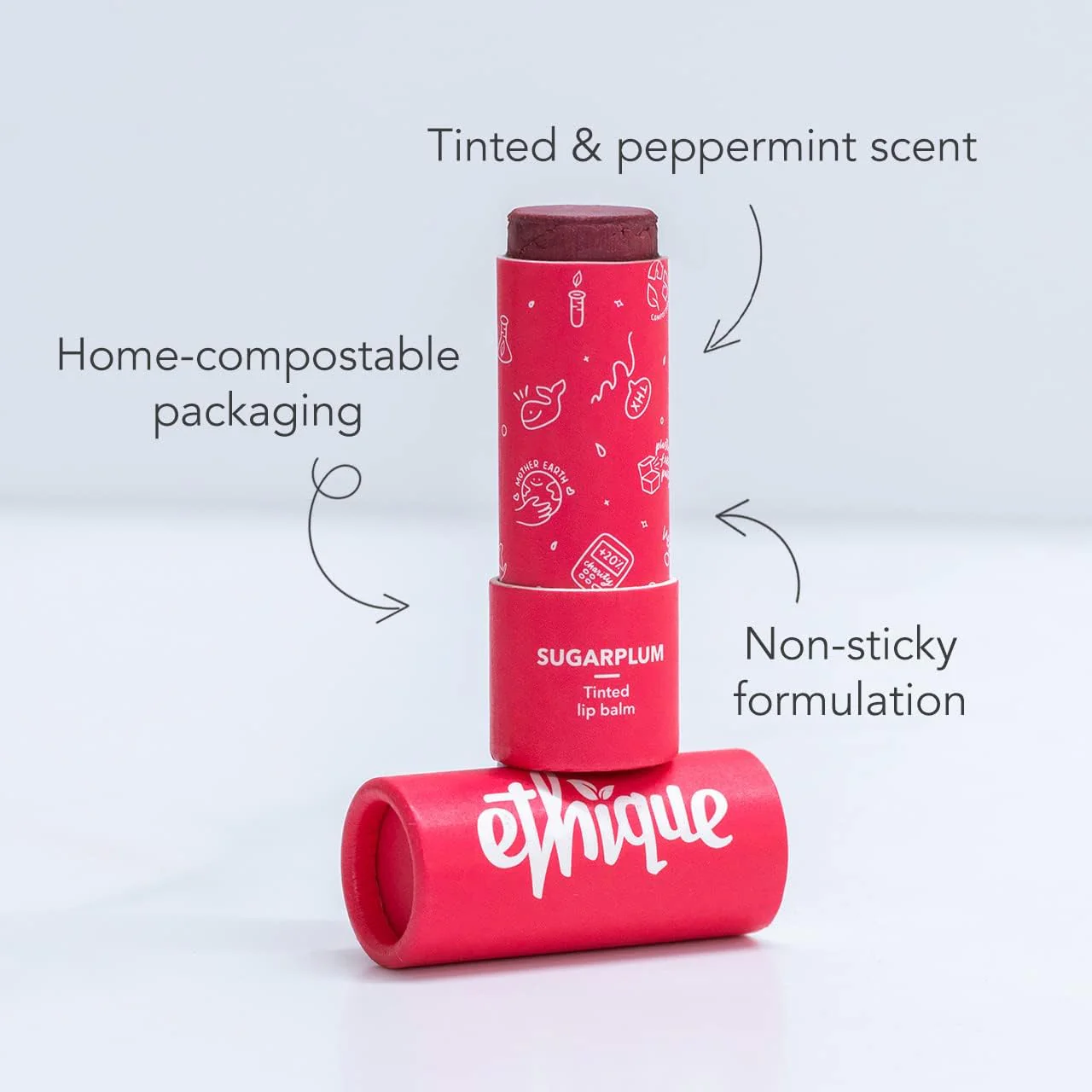 Lip Balm Tinted Sugarplum - Image 4