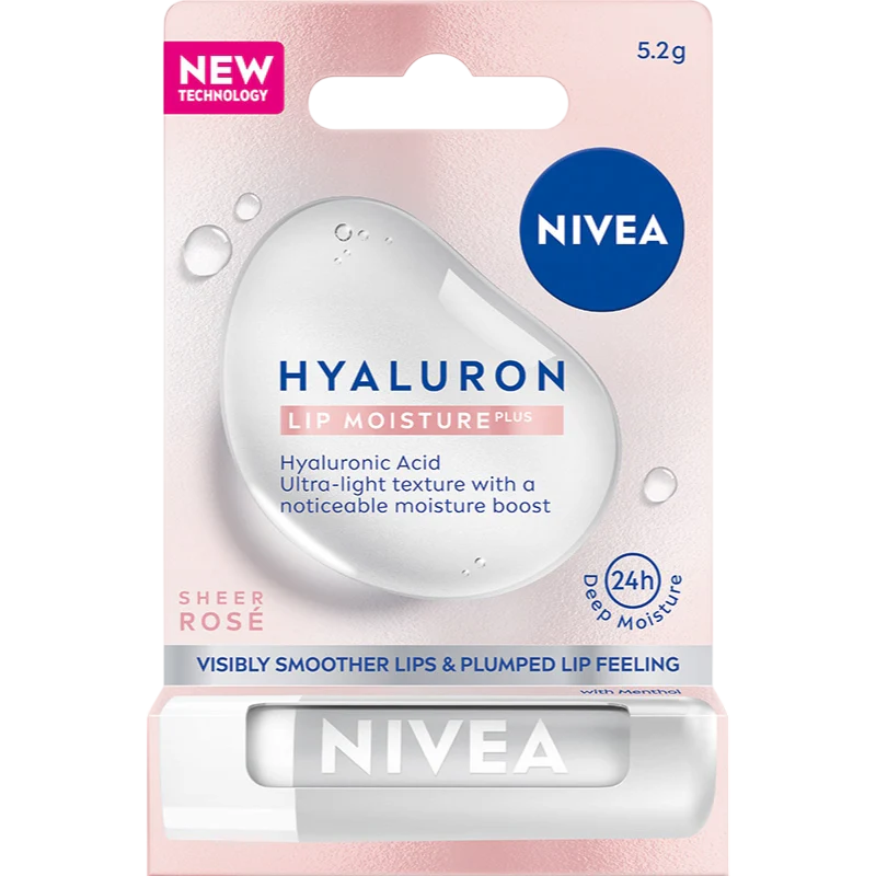 Lip Moisture Plus Hyaluron Sheer Rose Carded