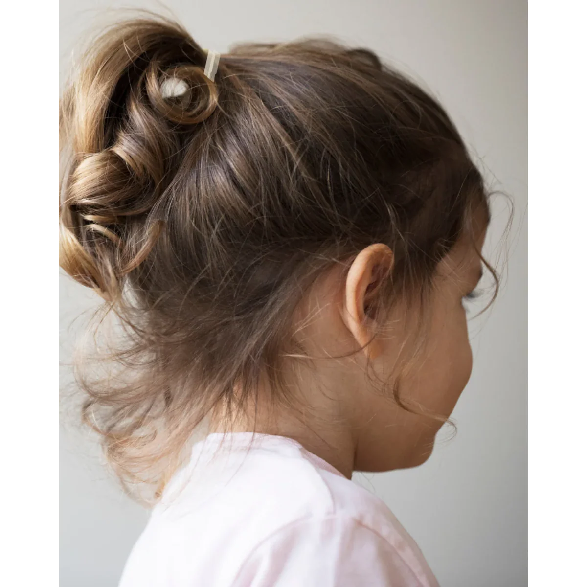 Eco-Friendly Kid Hair Ties - Little Lassies Clear (10 CT) - Image 4