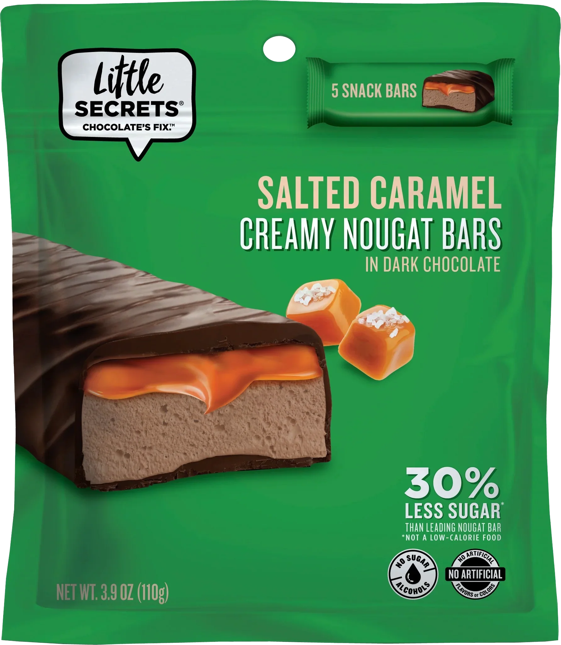 Salted Caramel & Creamy Nougat Bars