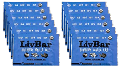 Organic Blueberry Vanilla Kale Superfood Bar (12 Pack)