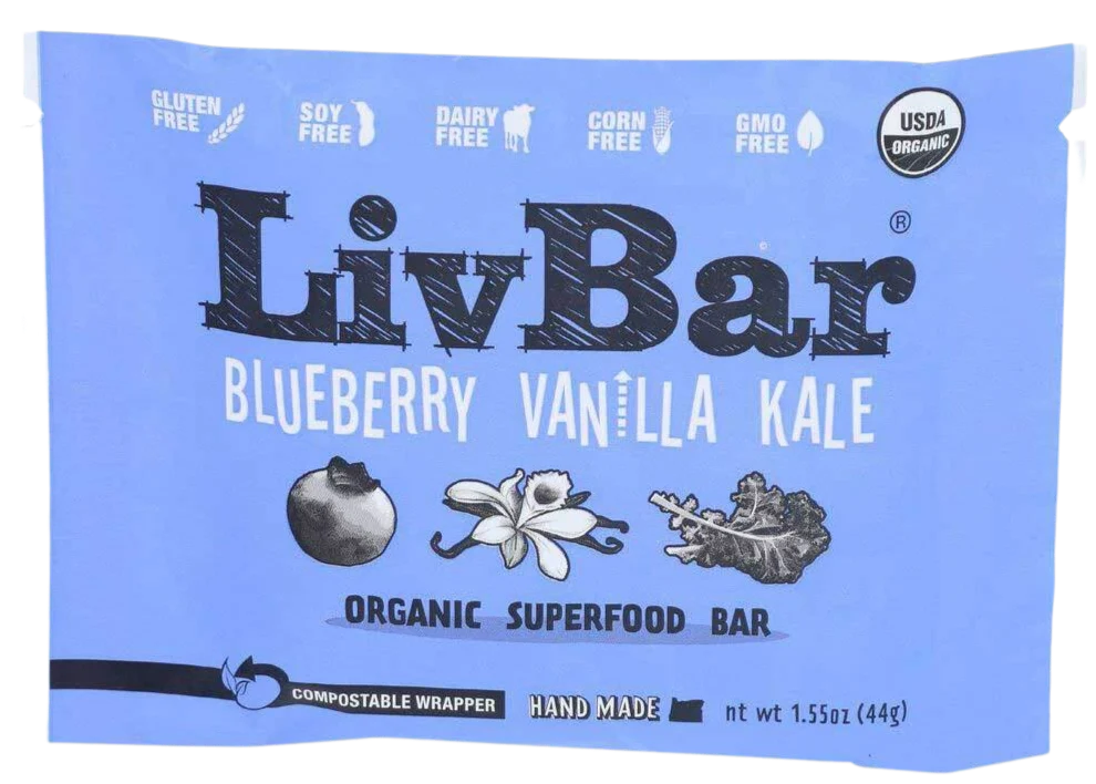 Organic Blueberry Vanilla Kale Superfood Bar (12 Pack) - Image 2