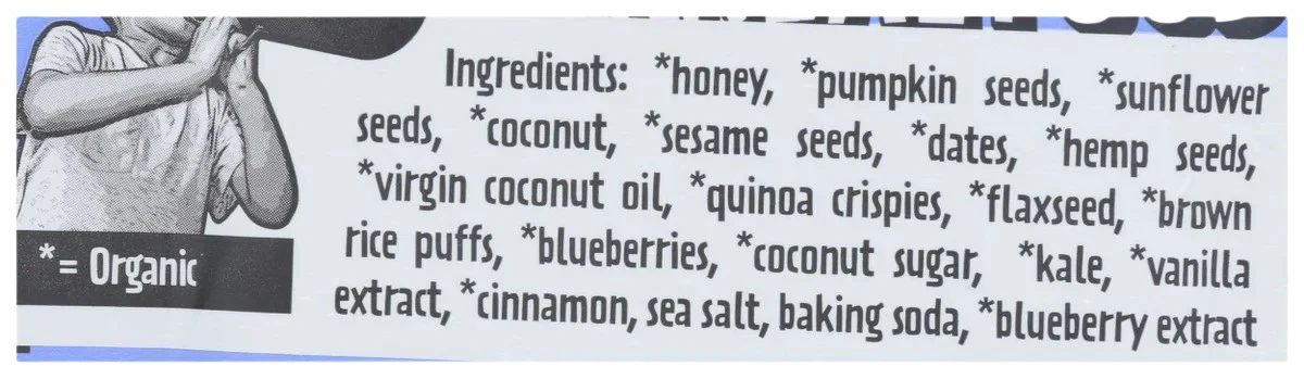 Organic Blueberry Vanilla Kale Superfood Bar (12 Pack) - Image 4