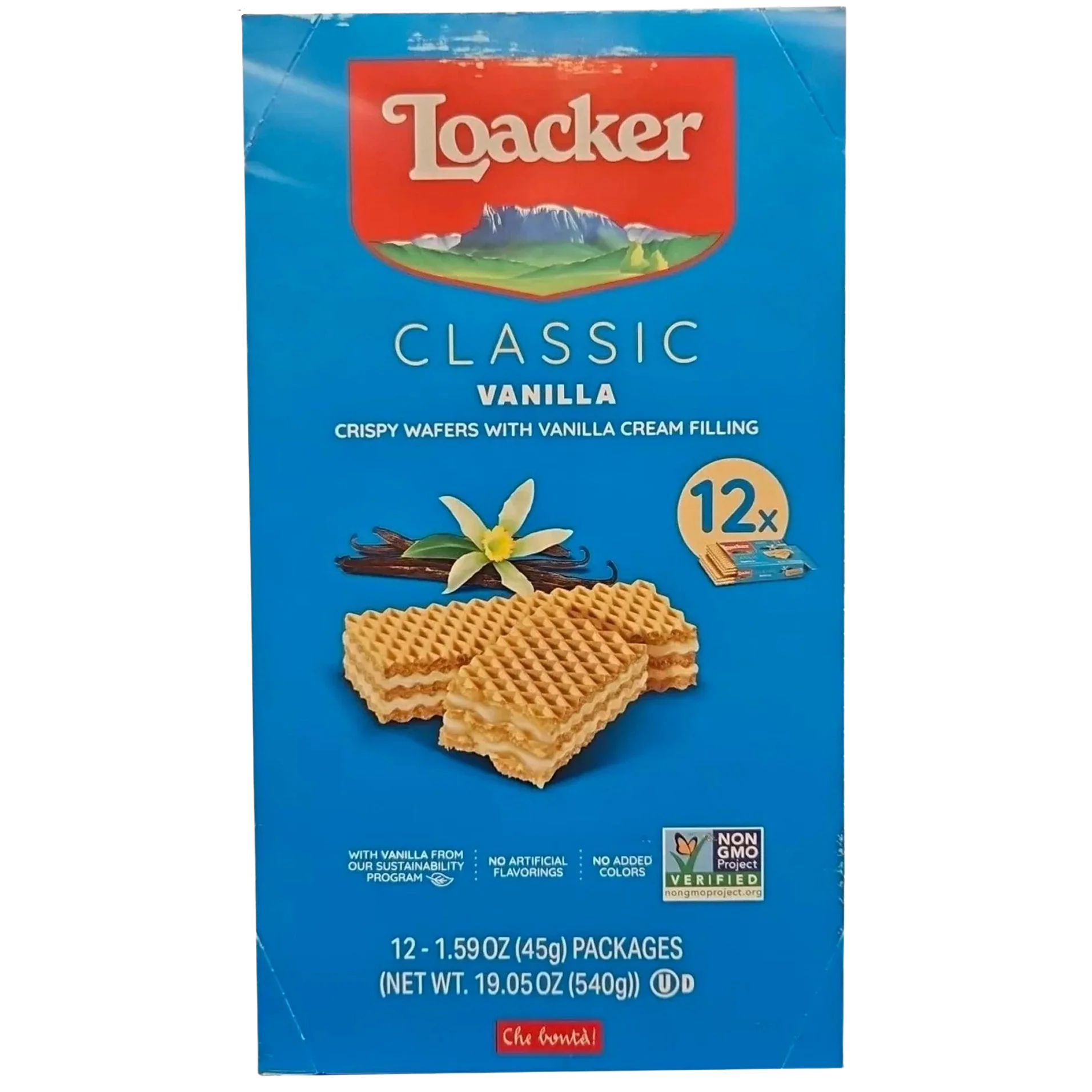 Loacker Classic Vanilla Wafers (12 Pack)