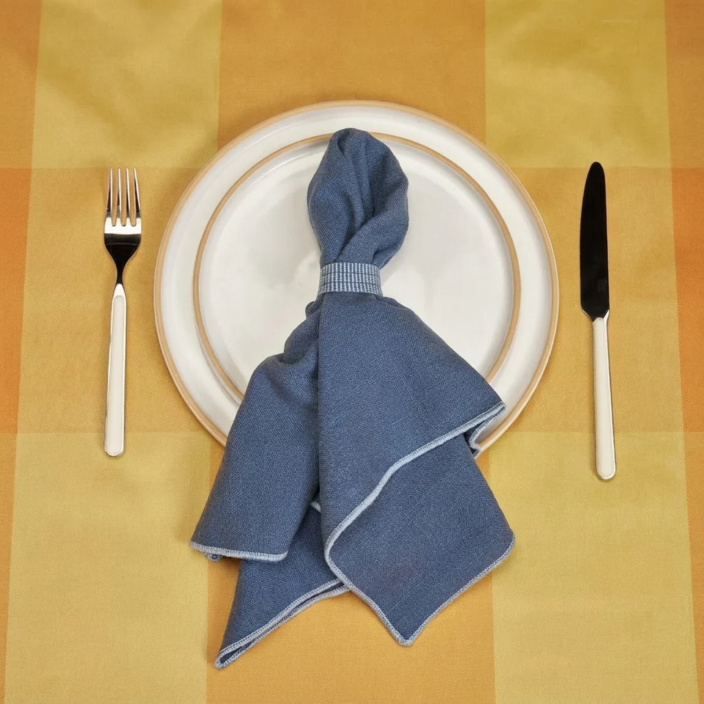 Loop Napkins - Blue Salt (4 CT) - Image 4