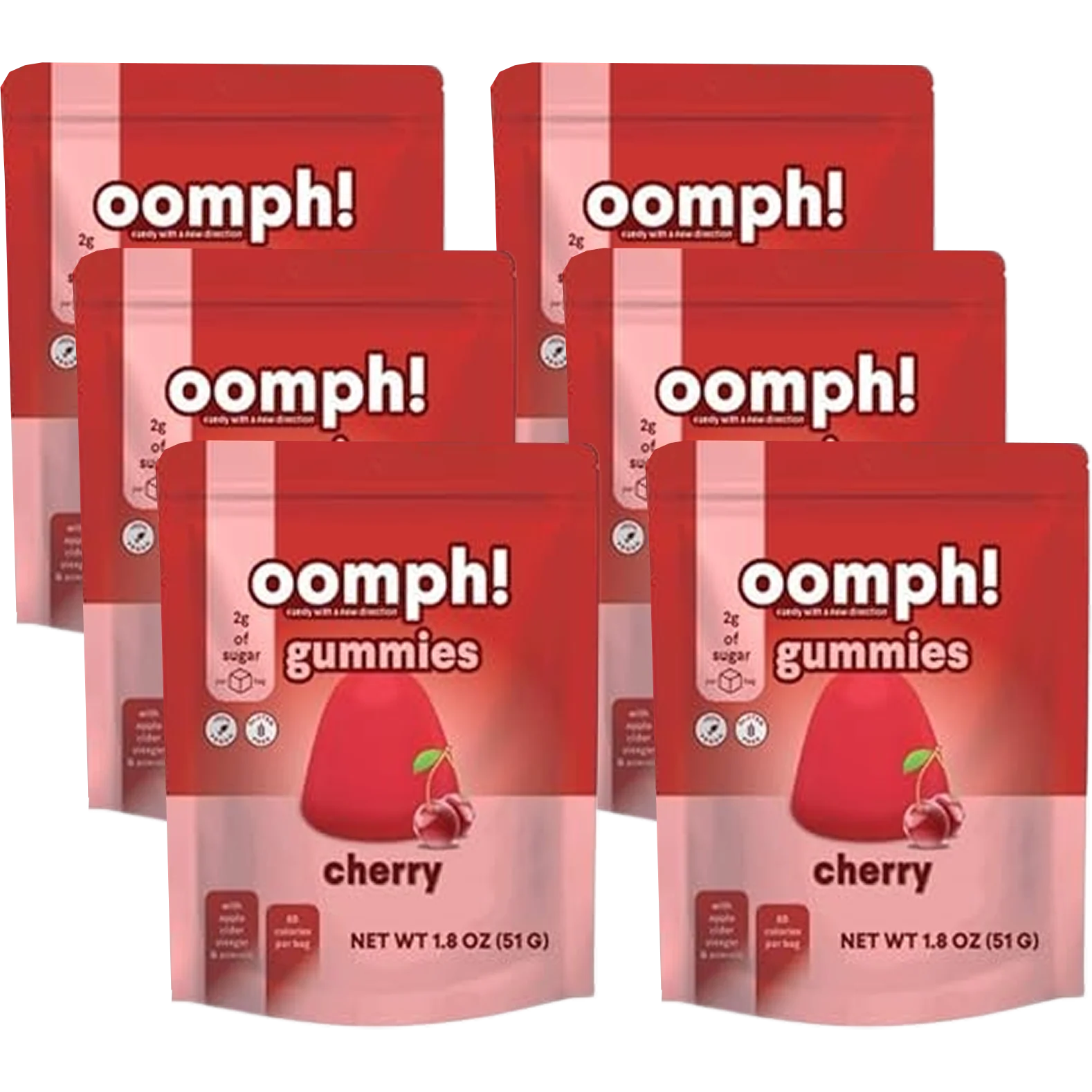 Low-Calorie Gummies - Cherry (6 Pack)