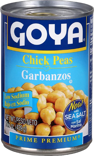 Low Sodium Chick Peas