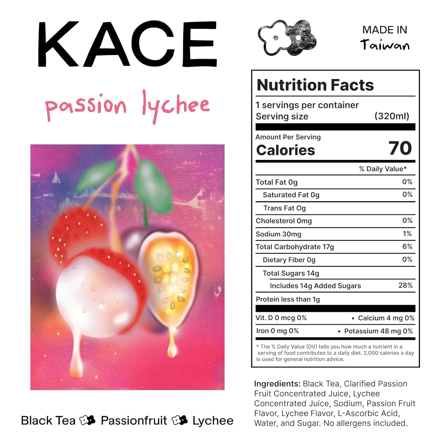 Lychee & Passion Fruit Black Tea(12 Pack) - Image 3