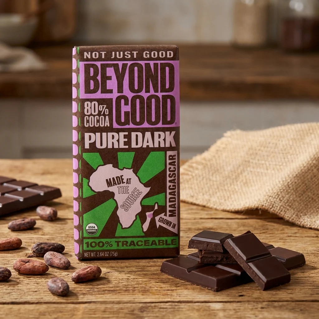 Madagascar 80% Dark Chocolate Bar - Image 3