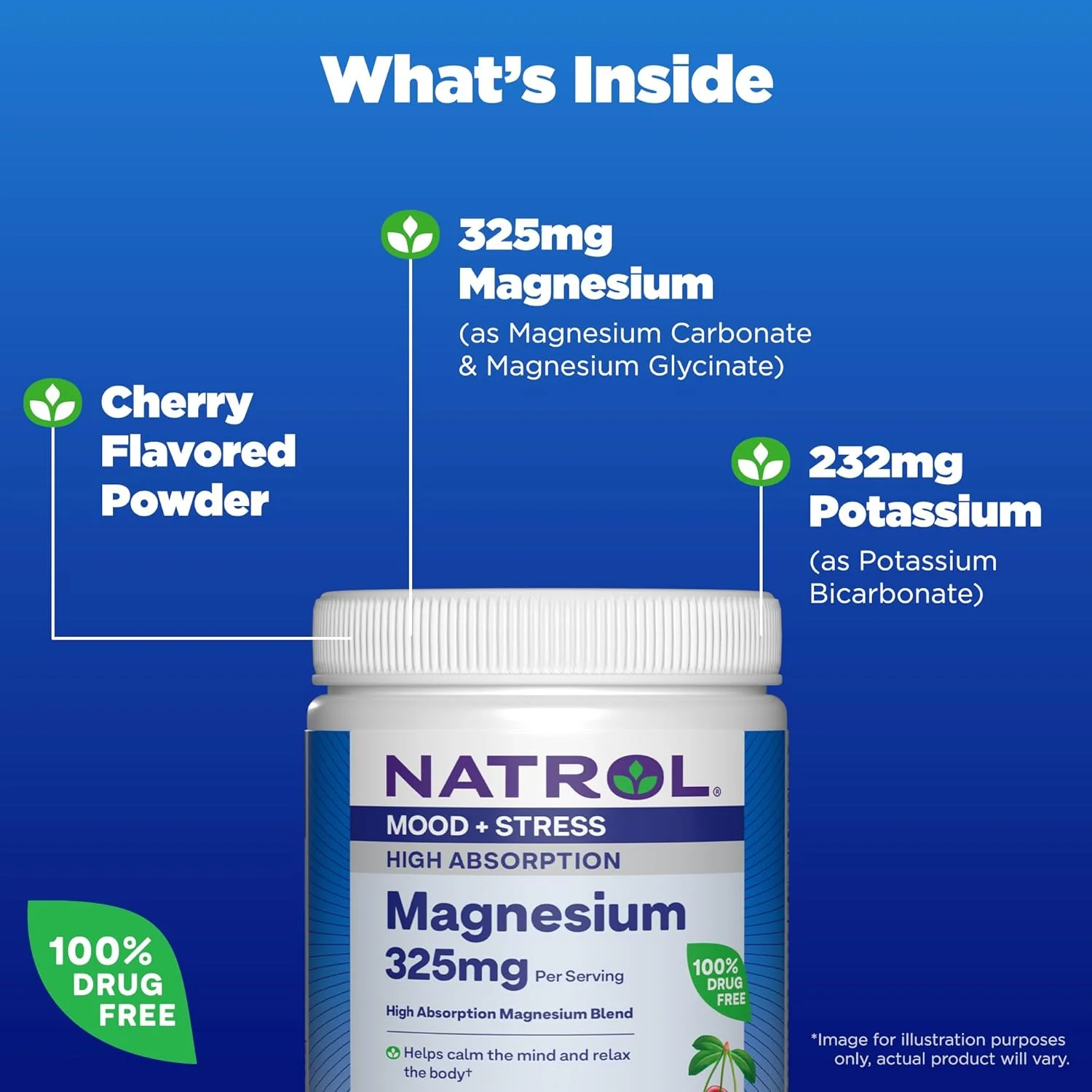  Magnesium 325 mg Cherry-Flavored Powder - Image 3
