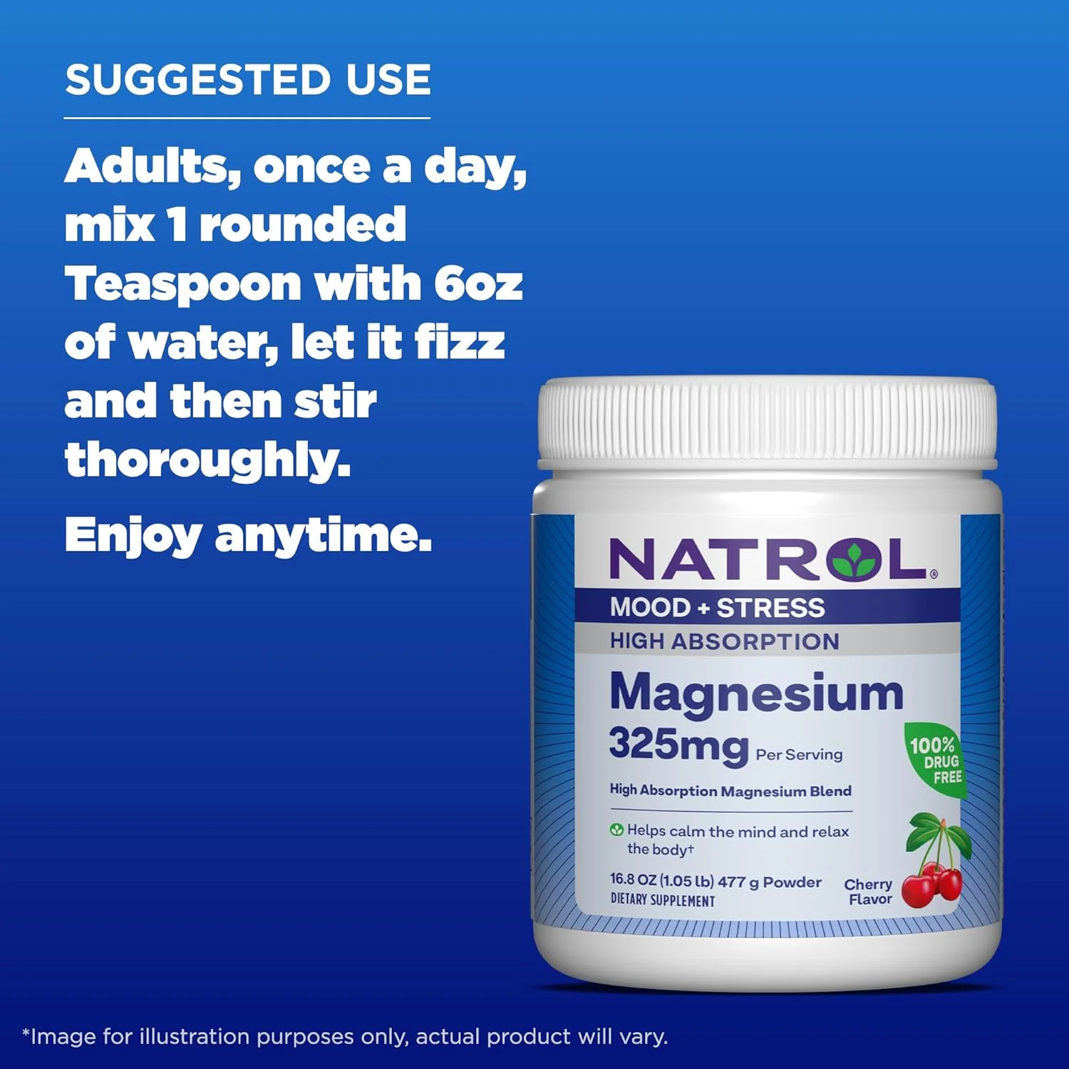  Magnesium 325 mg Cherry-Flavored Powder - Image 4
