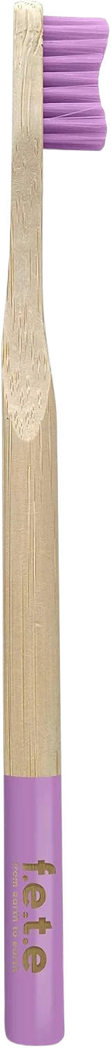 Magnificent Mauve Purple Soft Bamboo Toothbrush - Image 2