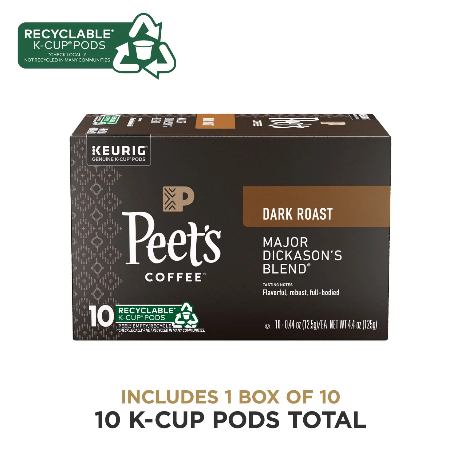 Major Dickason’s Blend Dark Roast Coffee Pods (10 CT) - Image 2