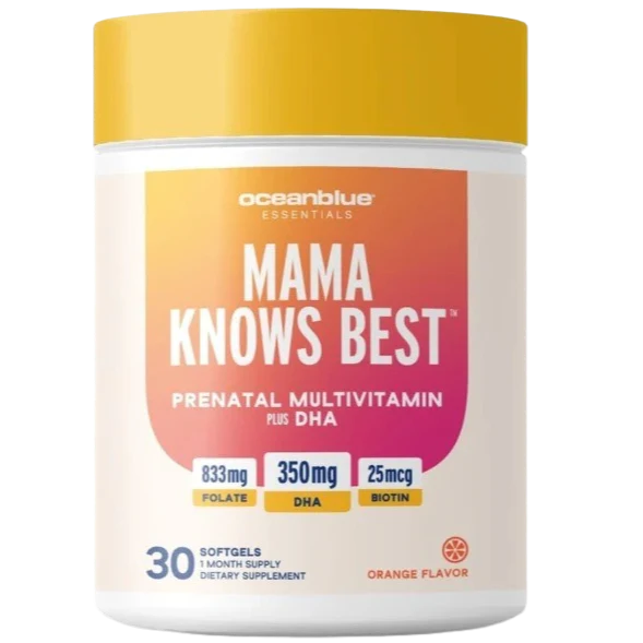Mama Knows Best Prenatal Multivitamins (30 CT)
