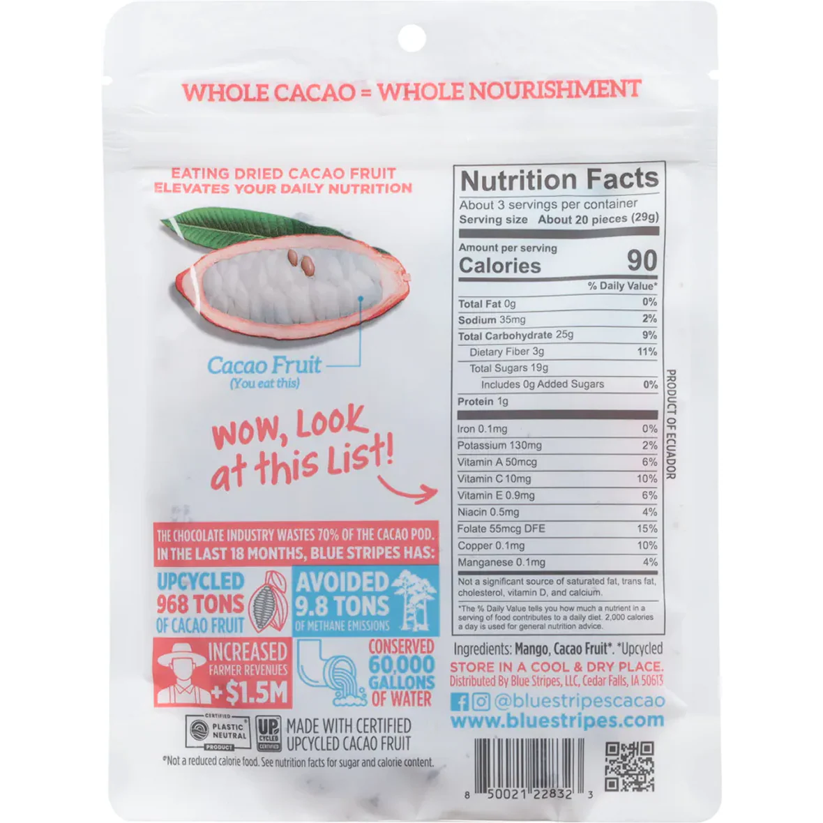 Mango + Cacao Fruit Superfruit Gummies - Image 2
