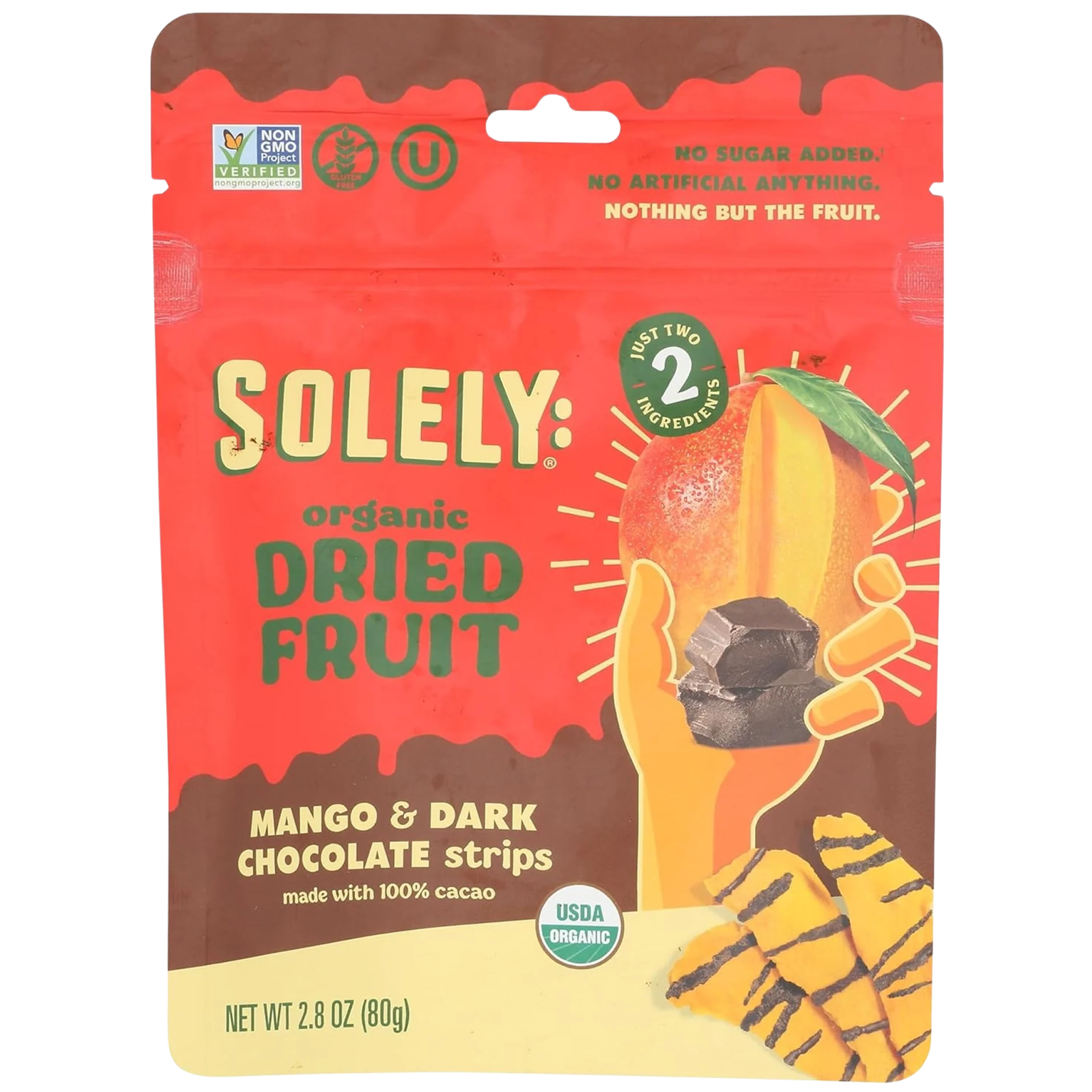 Mango & Dark Chocolate Fruit Strips