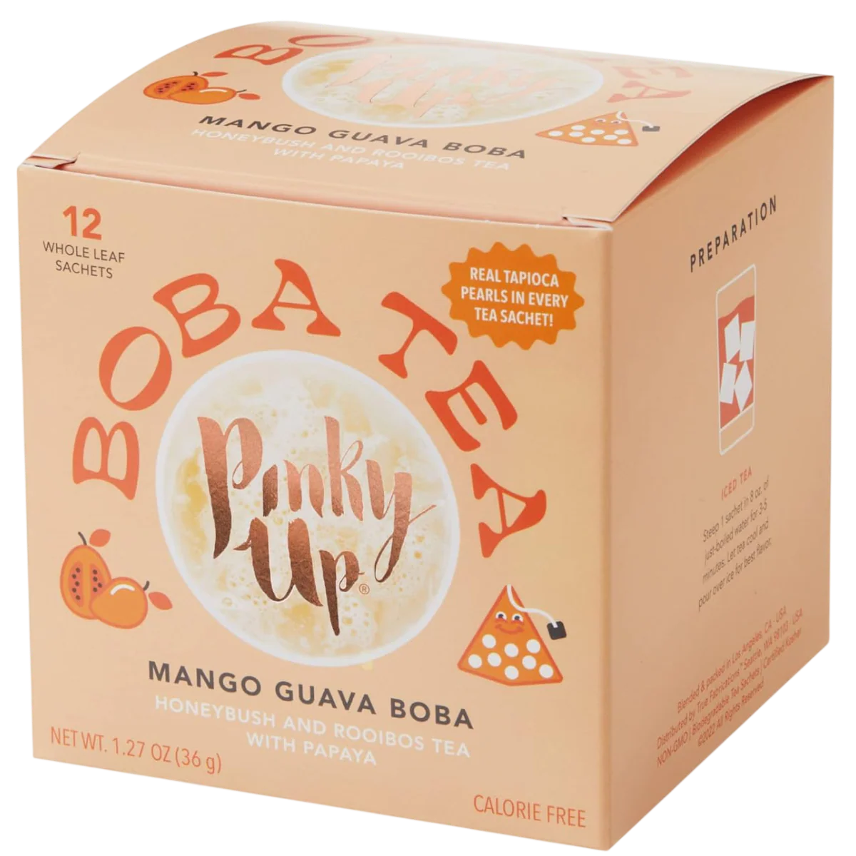 Mango Guava Boba Tea Sachets (12 CT) - Image 2
