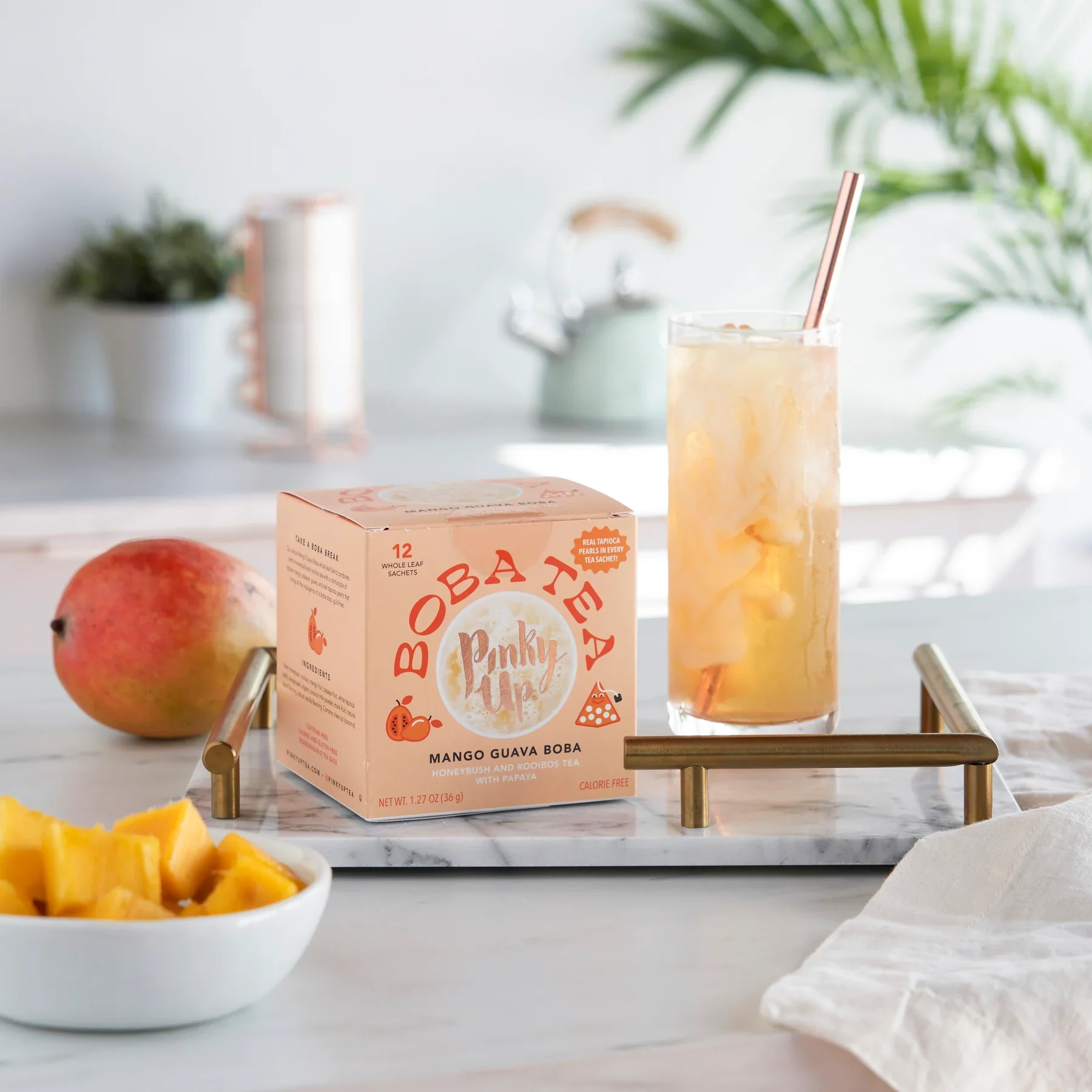 Mango Guava Boba Tea Sachets (12 CT) - Image 7