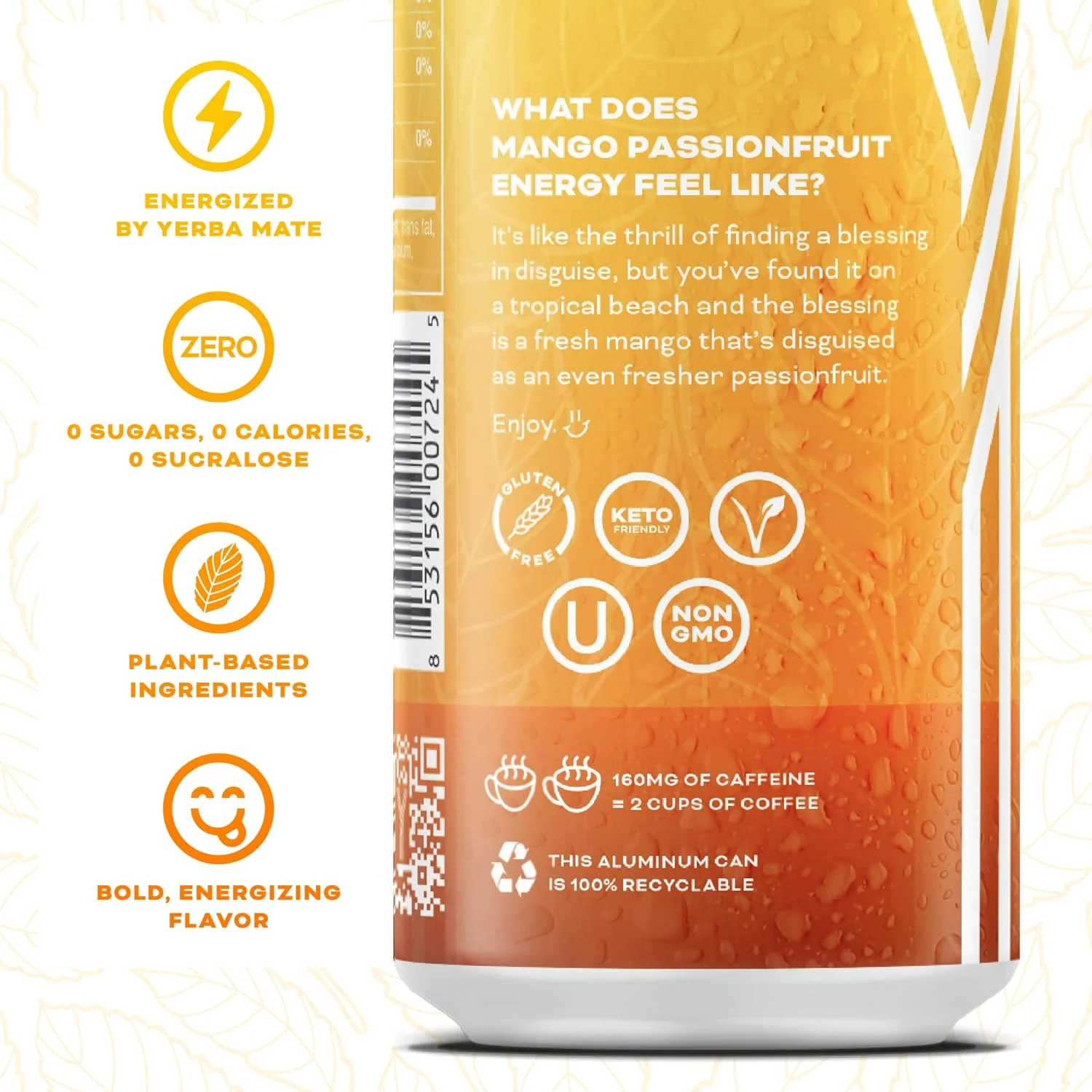 Mango Passionfruit Sparkling Water - Image 3