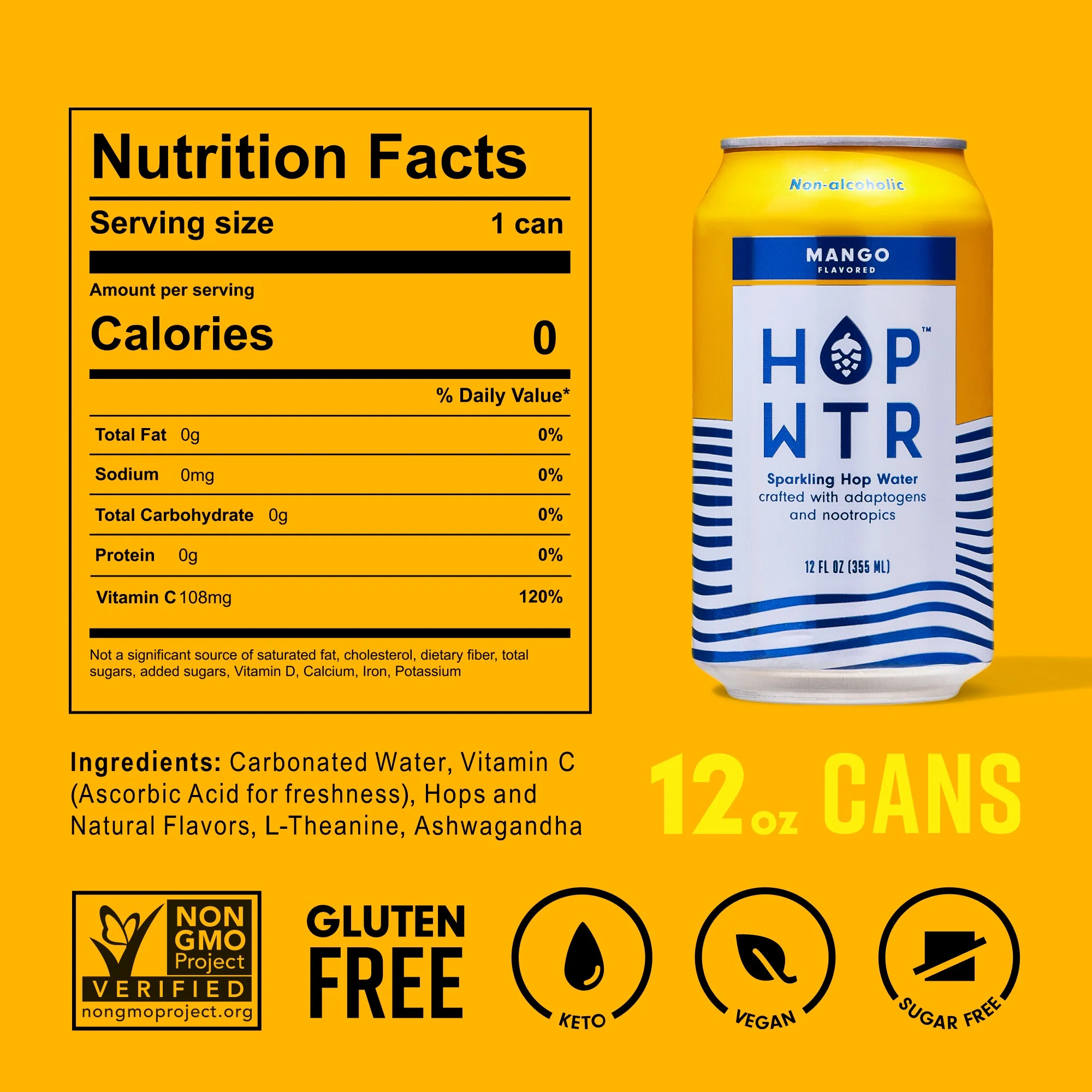 Mango Sparkling Water (6 Pack) - Image 3