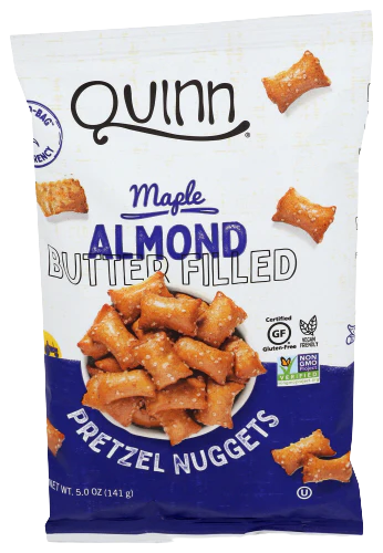 Maple Almond Butter Filled Pretzel Nuggets