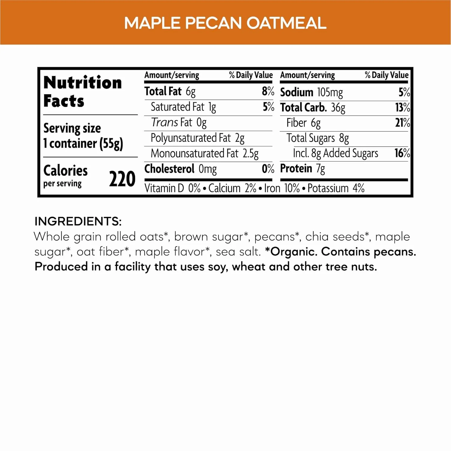 Maple Pecan Oatmeal (12 Pack) - Image 5