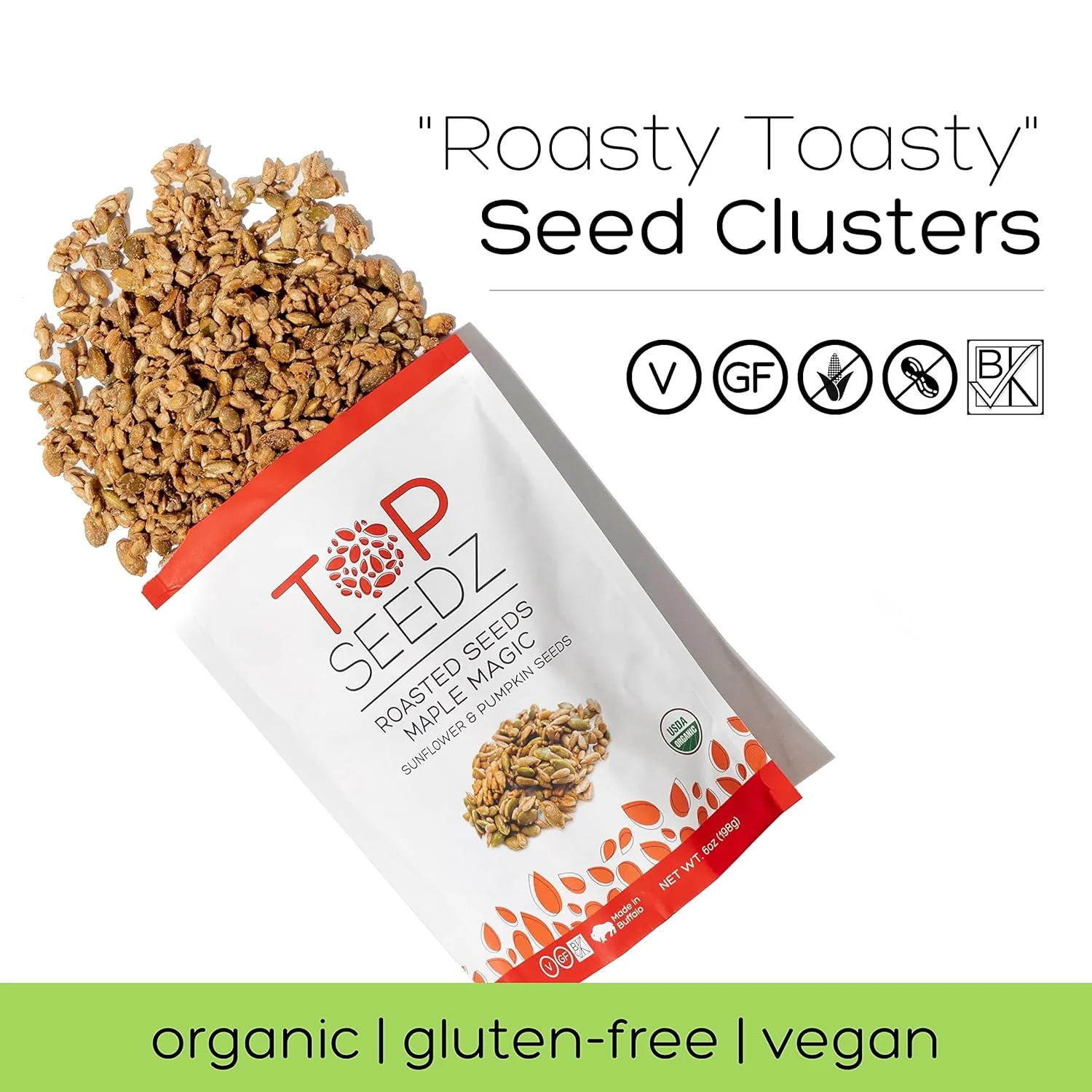 Maple Roasted Sunflower and Pumpkin Seeds - Image 2