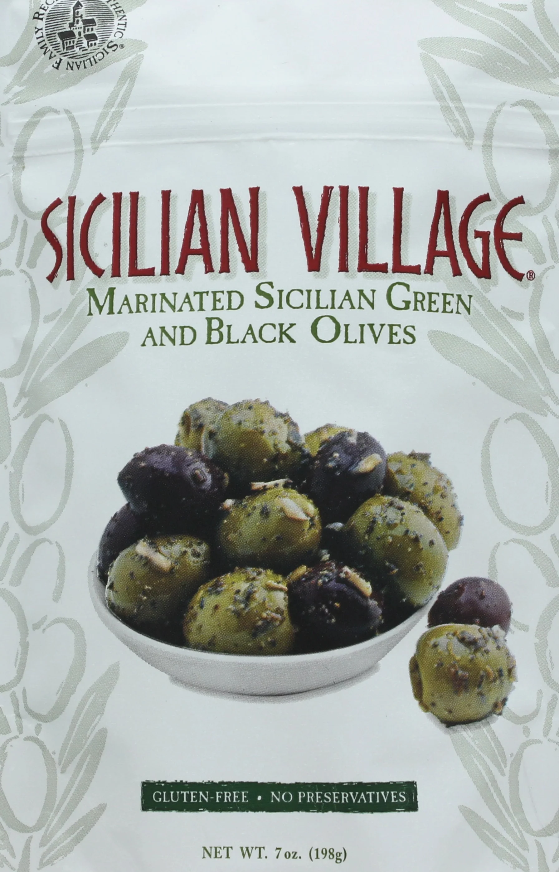 Marinated Green & Black Olives