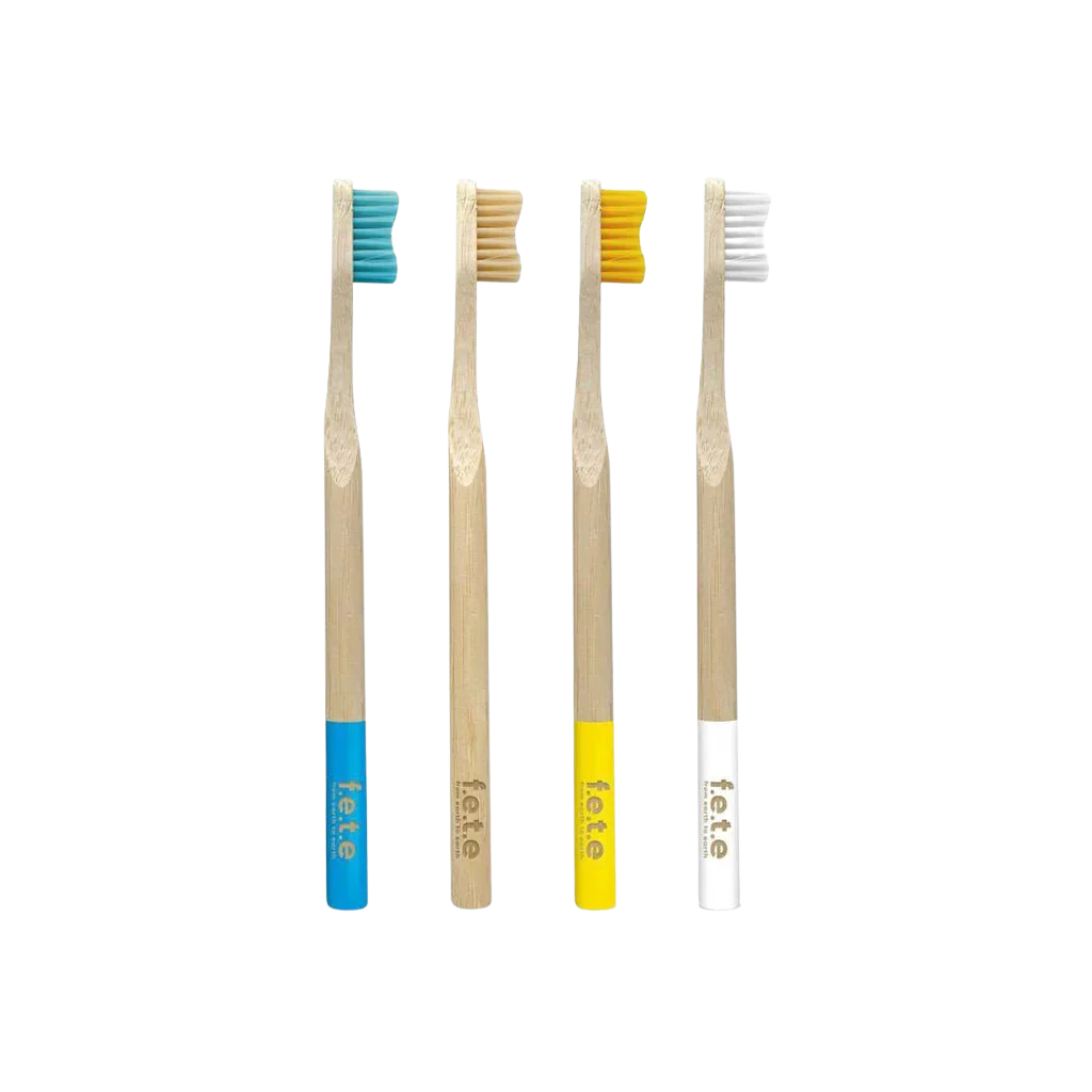 Marvelous Mix Medium Bamboo Toothbrush (4 CT) - Image 2
