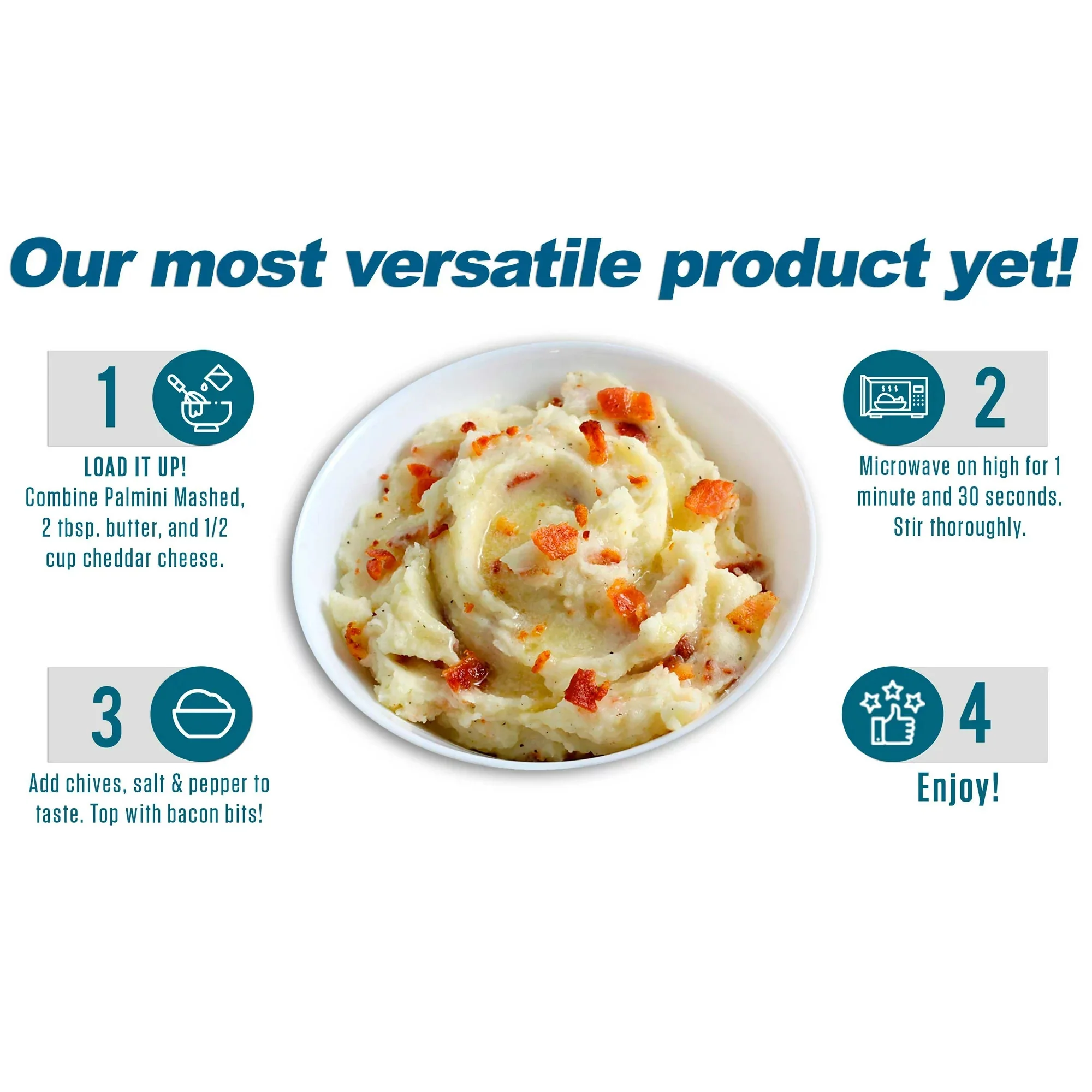 Mashed Hearts of Palm - Mashed Potato Alternative (6 Pack) - Image 4