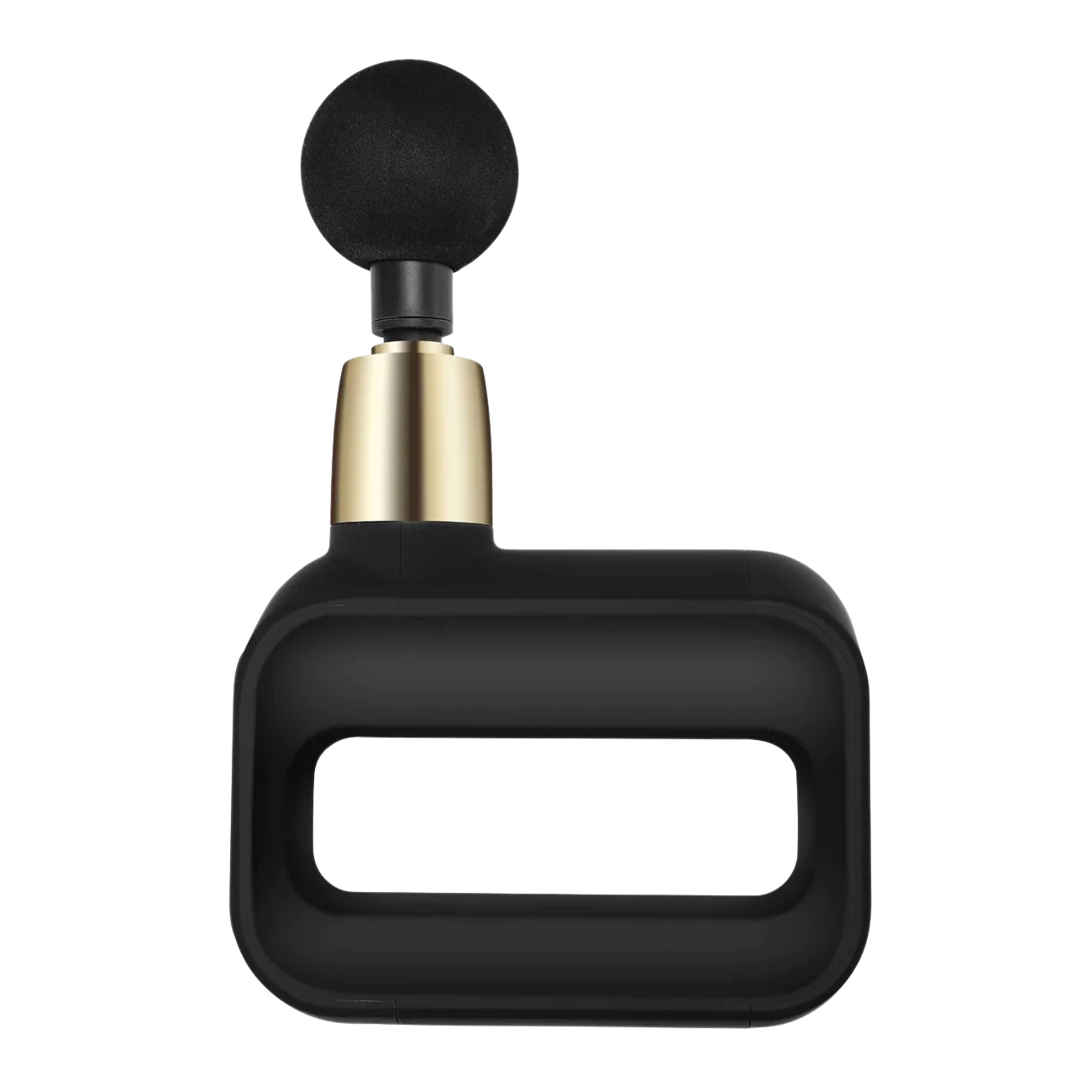 Gentle Massage Gun w/ 4 Interchangable Heads-Black - Image 2