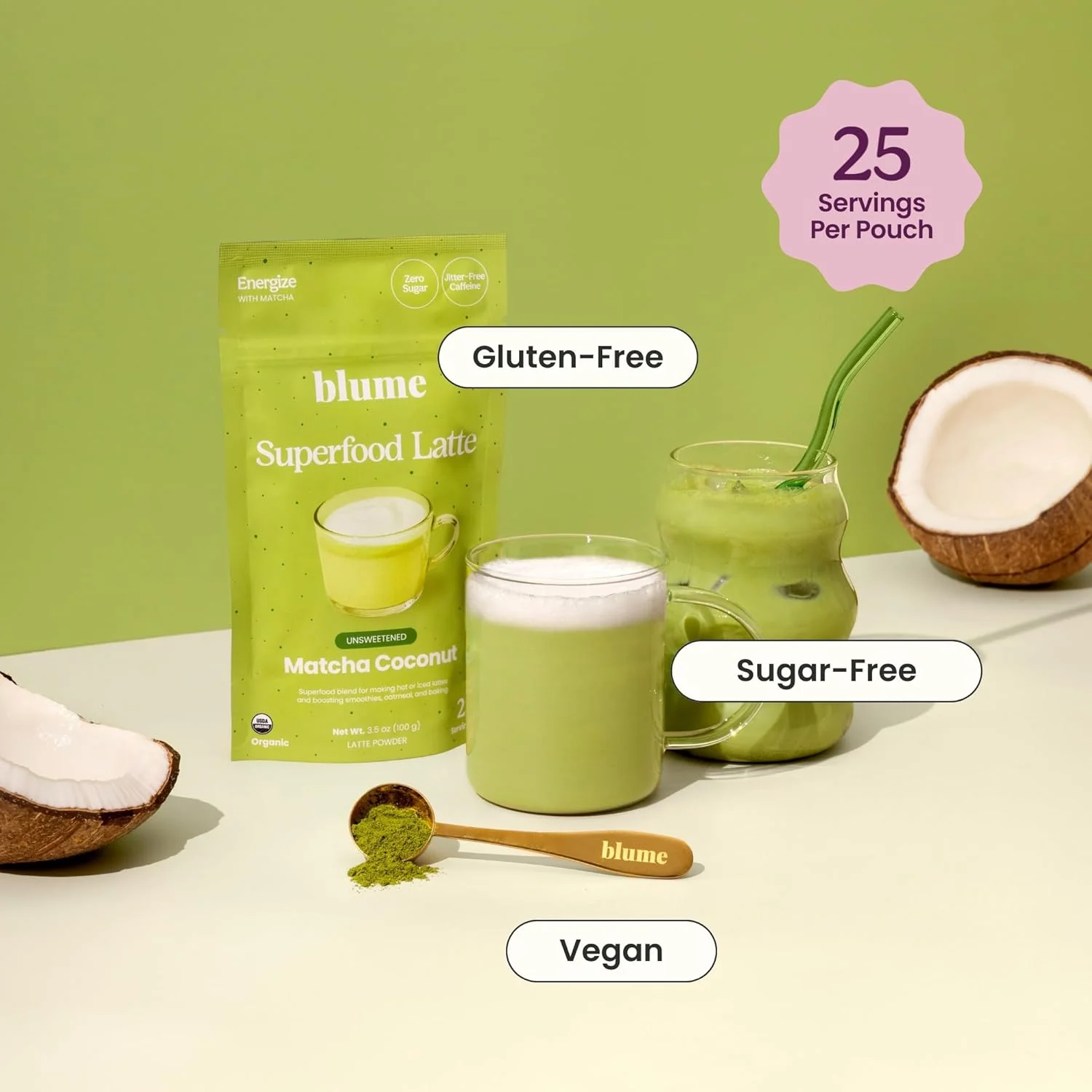 Matcha Coconut Superfood Latte Powder - Image 3