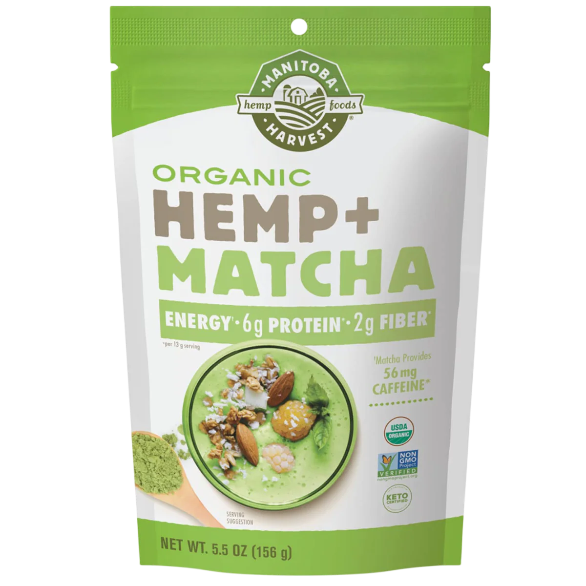 Organic Matcha Hemp Protein