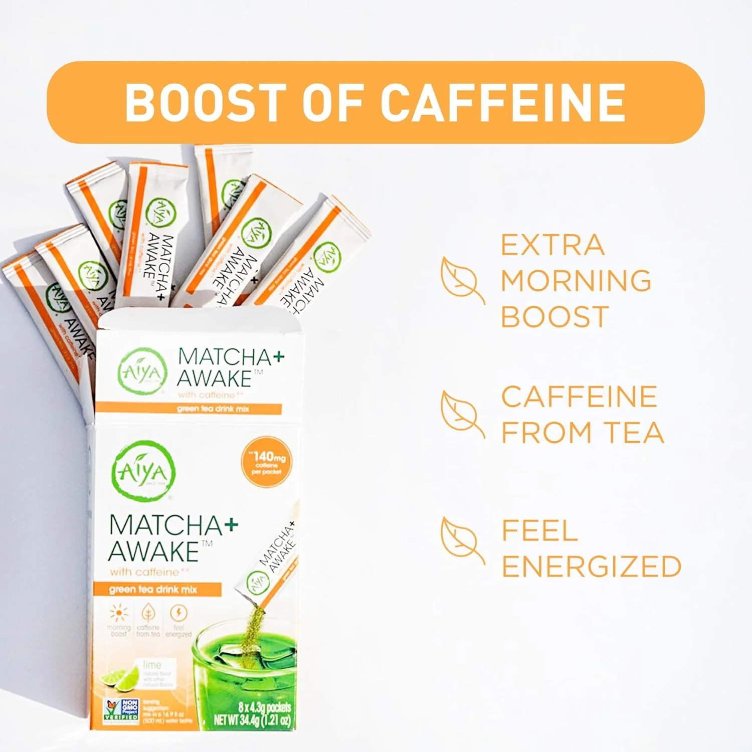 Matcha Plus Awake Tea (8 CT) - Image 2
