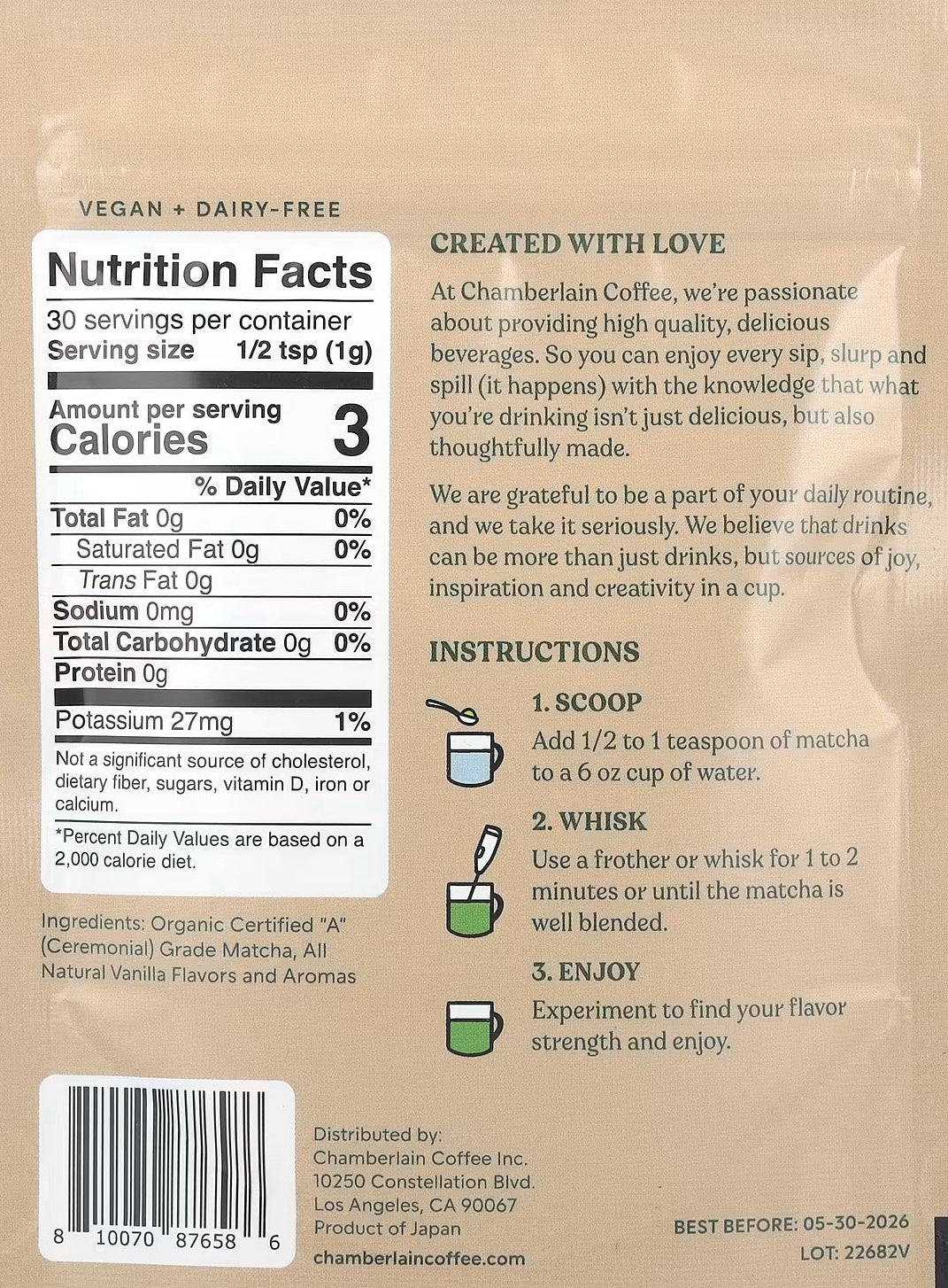 Matcha Vanilla Powder - Image 4