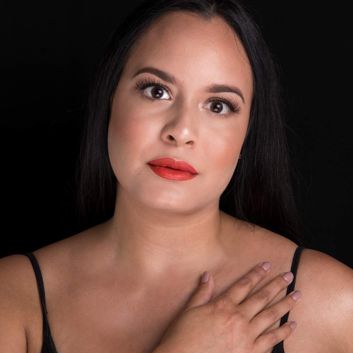 Matte Liquid Lipstick - I Am Amazing (Orange Red) - Image 3