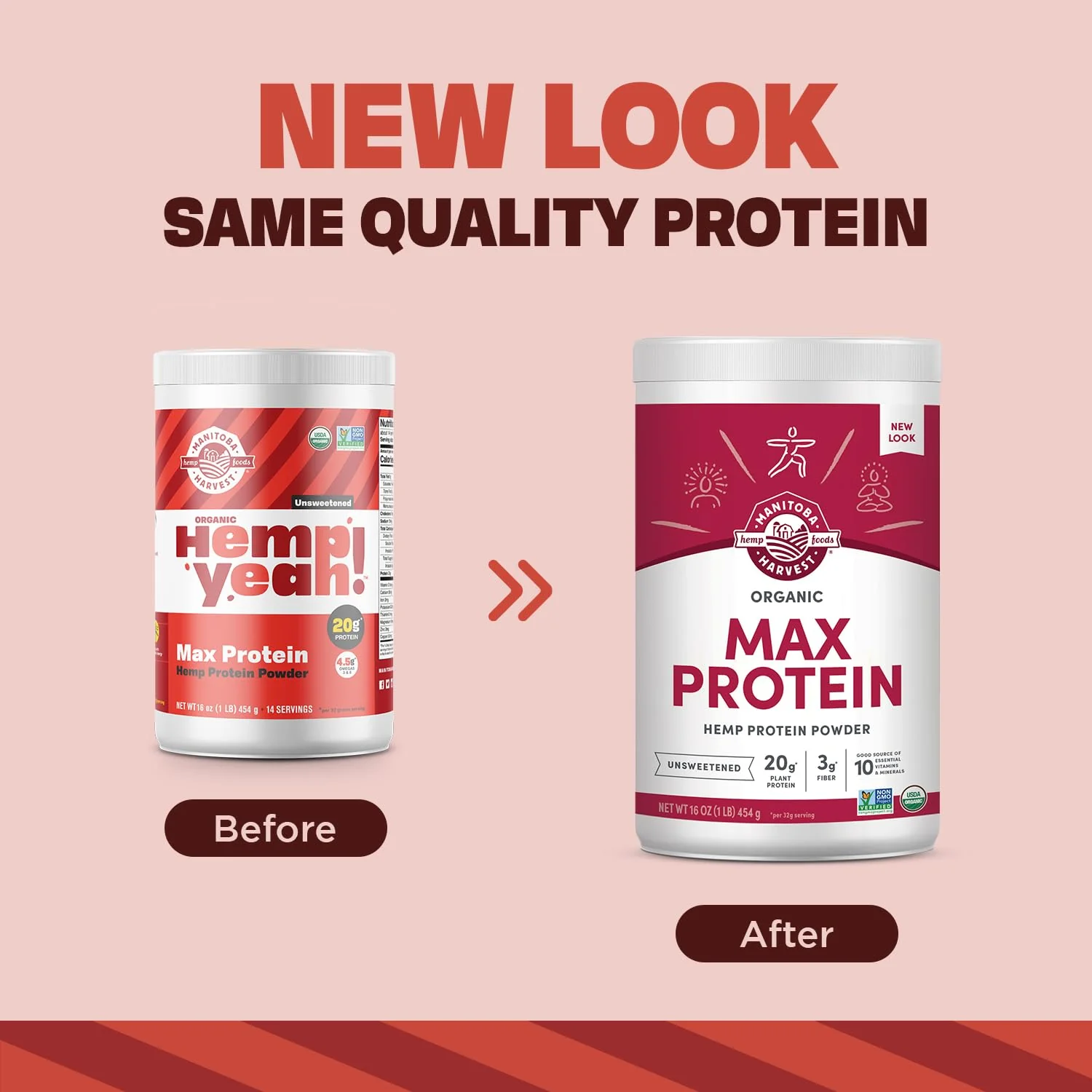 Max Protein Unsweetened Hemp Protein Powder - Image 2