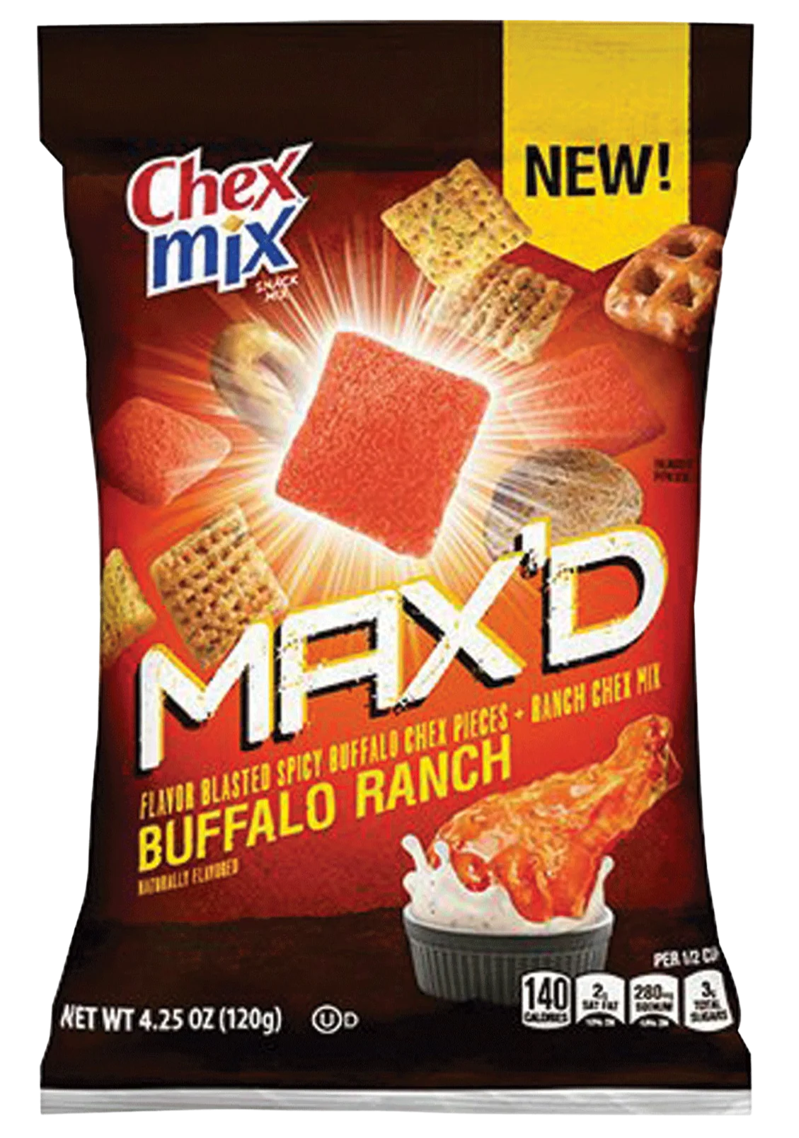 Max'd Buffalo Ranch Chex Snack Mix
