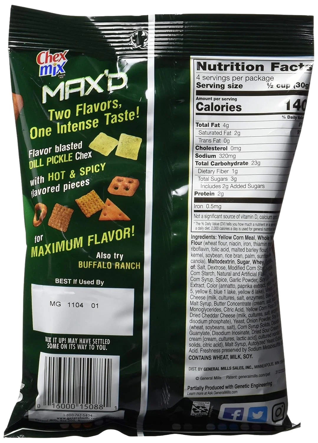 Max'd - Spicy Dill Chex Pieces - Image 2