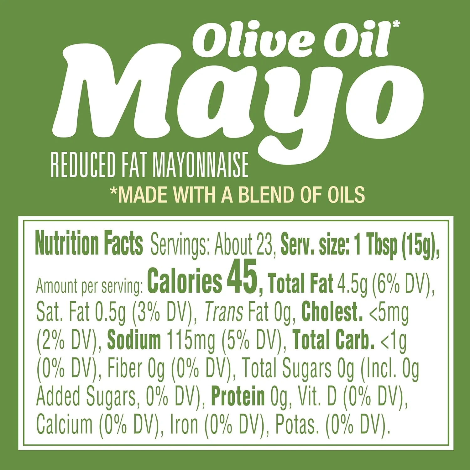 Mayo with Olive Oil (Squeeze Bottle) - Image 3
