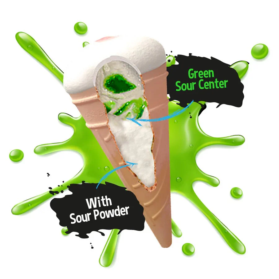 Mellow Cones Extreme Slime Sour Crush (3CT) - Image 3