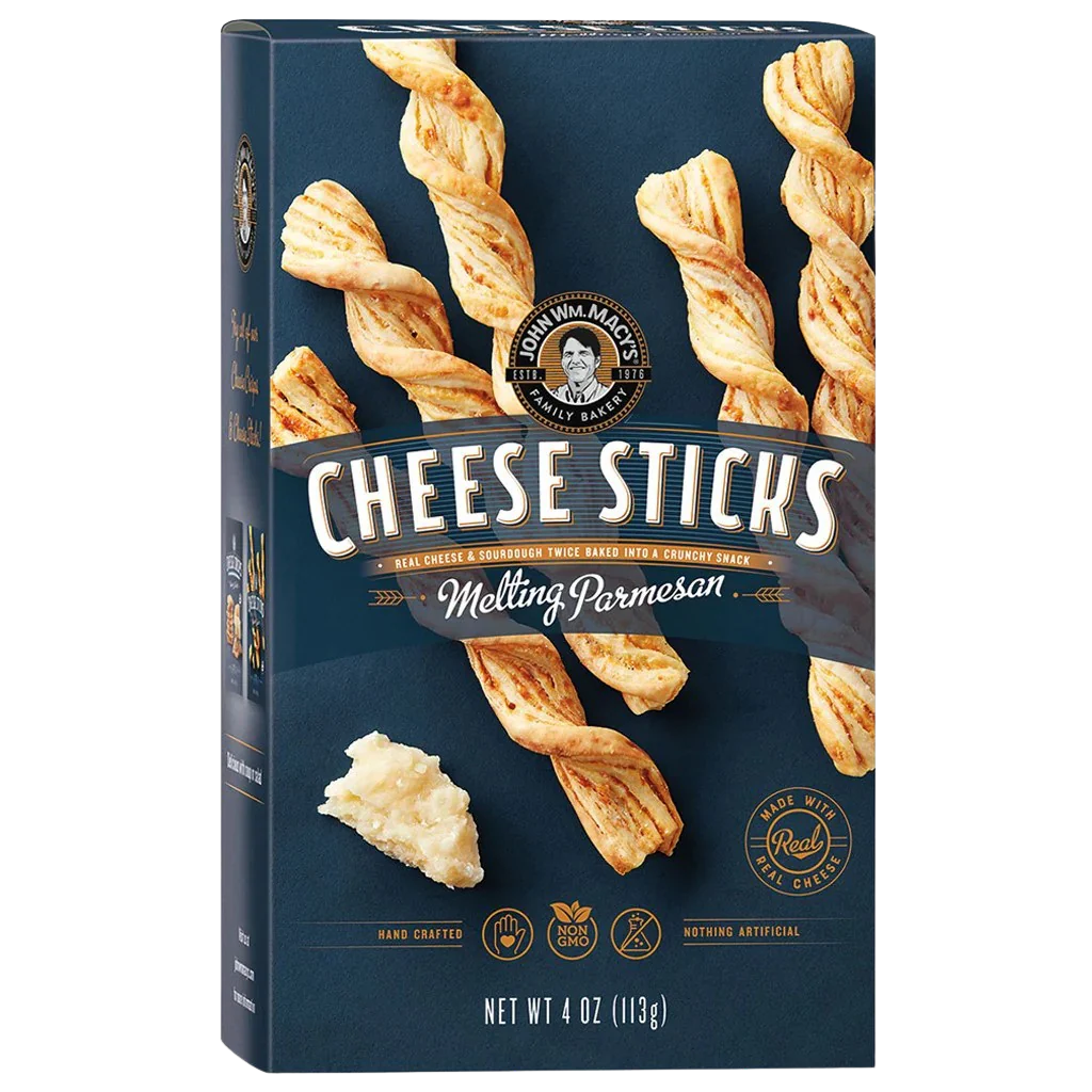 Melting Parmesan Cheese Sticks